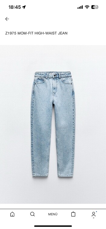 Zara mom jean