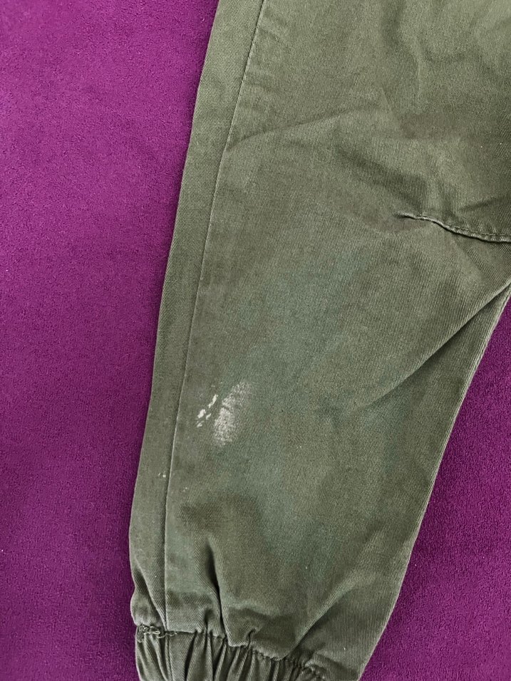 Erkek Çocuk Kemerli Rahat Kesim Haki Pantolon - Görsel 2