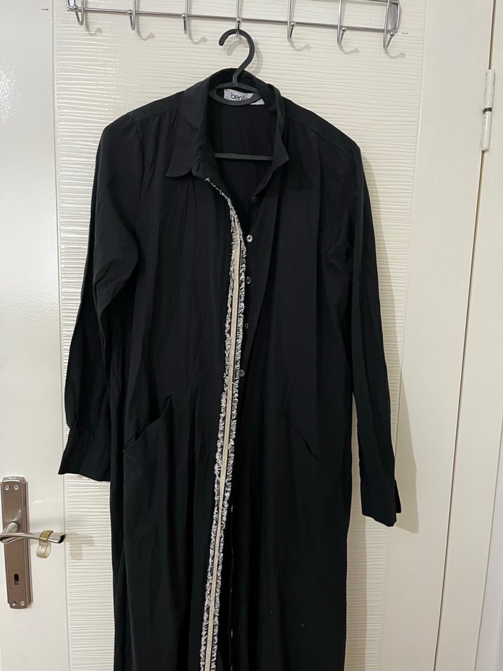 Benin boydan düğmeli elbise - Görsel 2