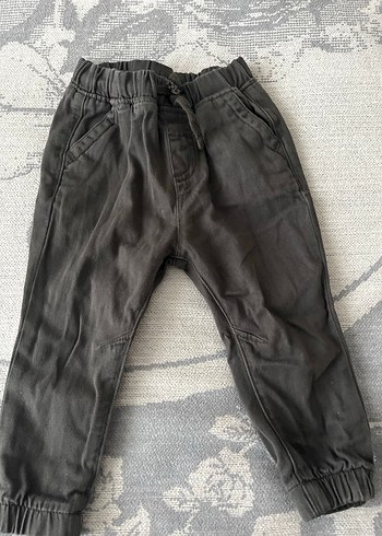 Gri Erkek Çocuk Bol Kesim Denim Pantolon - Görsel 3