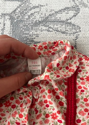 Kız Çocuk Çiçekli Pamuklu Uzun Kollu bluz - Görsel 2