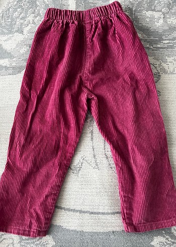 Pembe kadife pantolon - Görsel 2