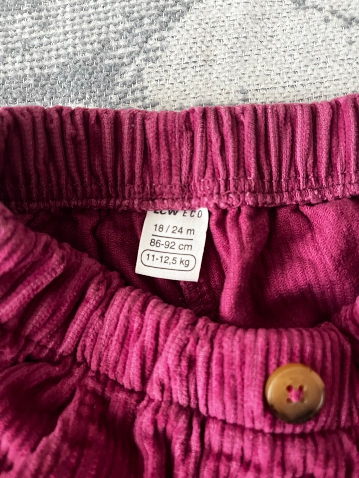 Pembe kadife pantolon - Görsel 3