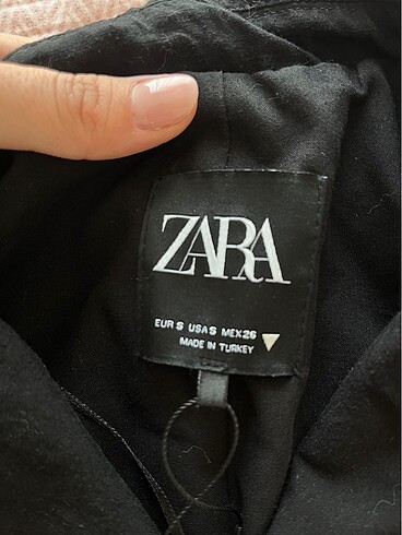 s Beden siyah Renk Zara bluz