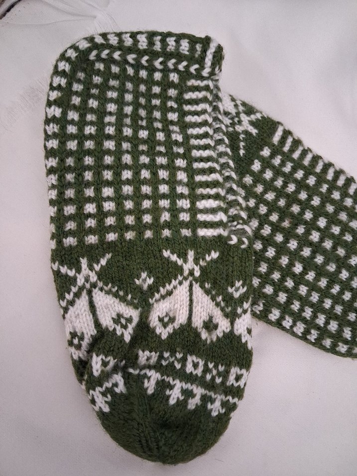 Örgü kadın Sıcak Ev Terliği - Görsel 3