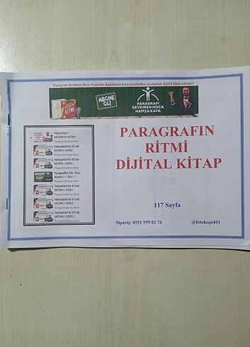 PARAGRAFIN RİTMİ DİJİTAL KİTAP