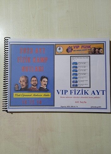 Vip Fizik AYT ve Ücgenler Merkeze Teğet 