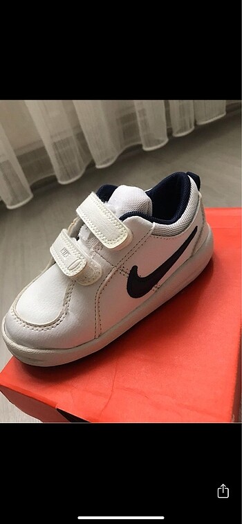 25 Beden beyaz Renk Nike Çocuk spor ayakkabı