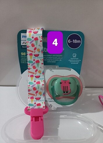Avent ultra air emzik 6-18 ve askı KUTUSUZ