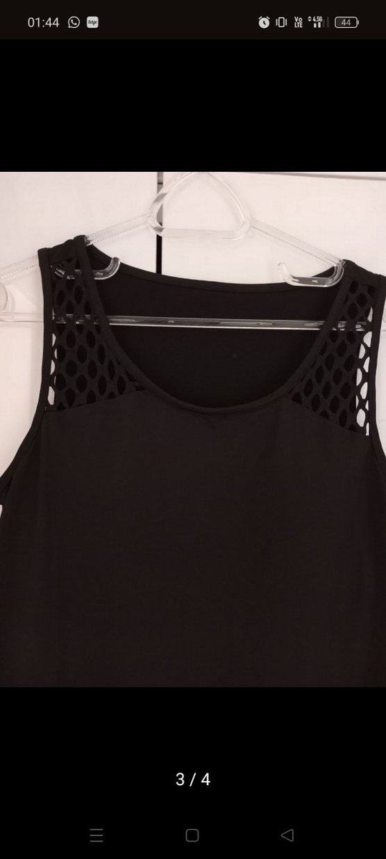 Dantel Detaylı Siyah mayo - Görsel 2