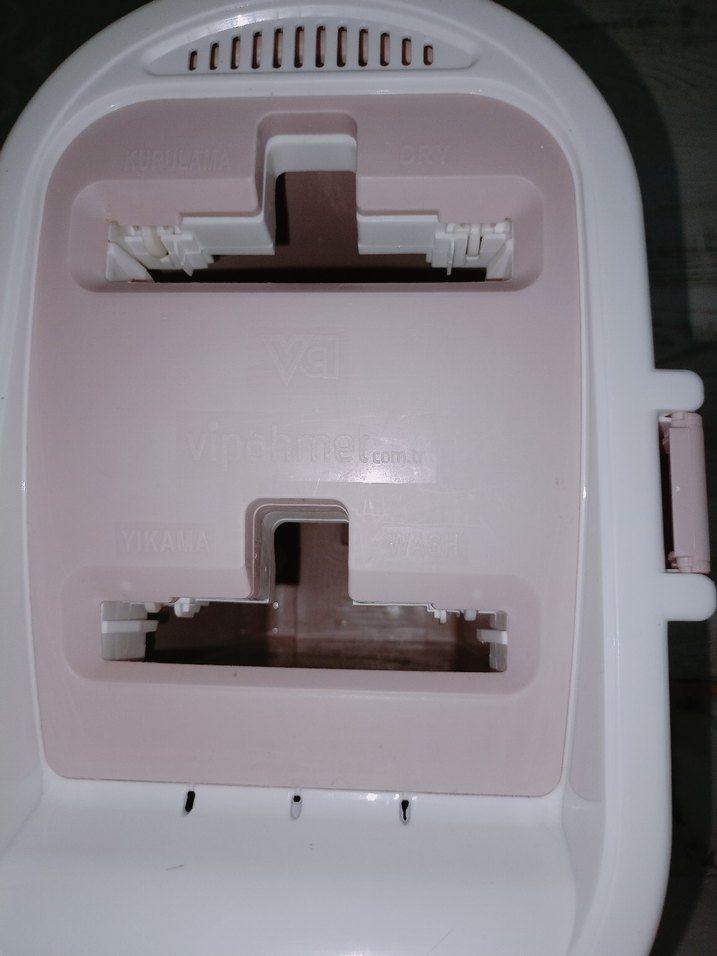 Pastel Beyaz Mop ve Kova Seti - Görsel 5