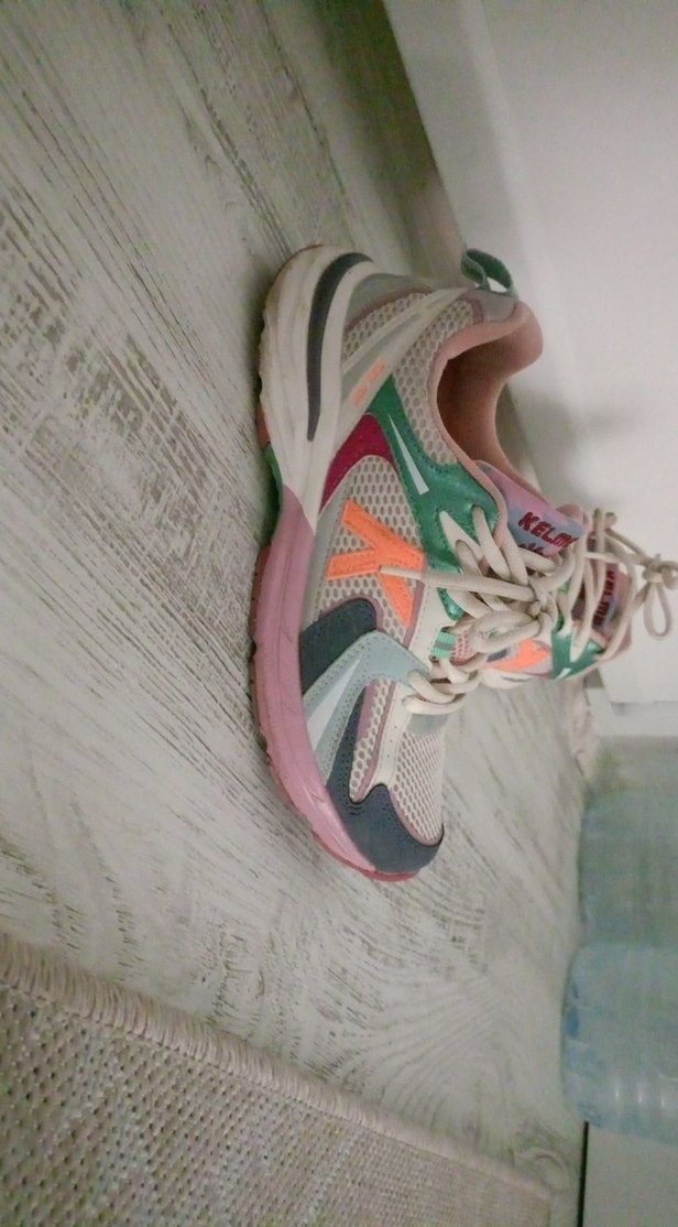 Renkli Pastel Kadın Spor Ayakkabı - Görsel 2