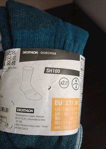 Turkuaz ve Gri Midi Erkek çocuk Çorap Seti - Görsel 2