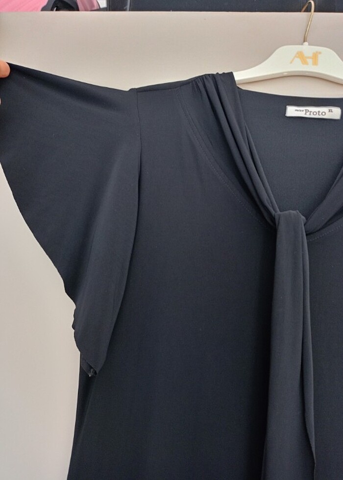 Siyah şık elbise - Görsel 4