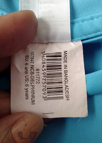 Mavi Çocuk Atlet tribord - Görsel 5