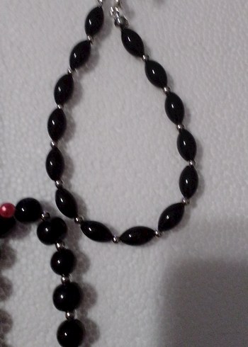 Siyah Gotik bayan bileklik 3 lu - Görsel 4