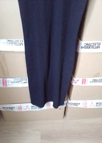 Siyah Kadın Kısa Kollu Kalem Elbise - Görsel 8