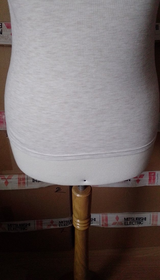 Krem rengi Kısa Kollu Kadın Tişört - Görsel 3