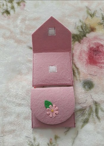 keçe bozuk para cüzdanları sıfır ürün - Görsel 4