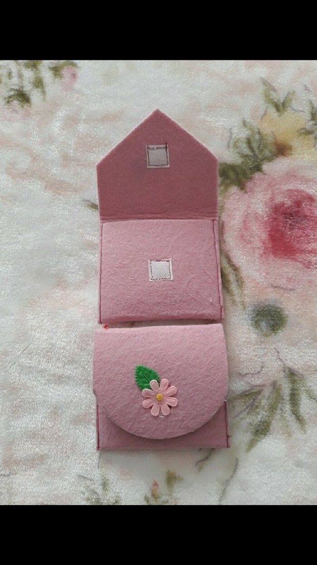 keçe bozuk para cüzdanları sıfır ürün - Görsel 4