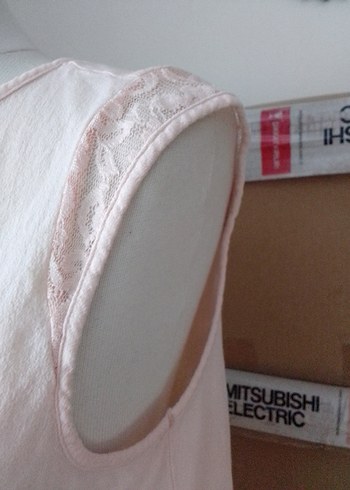 Yavru Ağzı Kadın Kolsuz Basic Tişört - Görsel 5