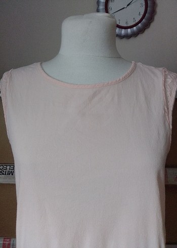 Yavru Ağzı Kadın Kolsuz Basic Tişört - Görsel 9