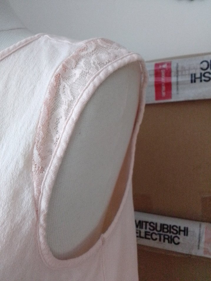 Yavru Ağzı Kadın Kolsuz Basic Tişört - Görsel 5