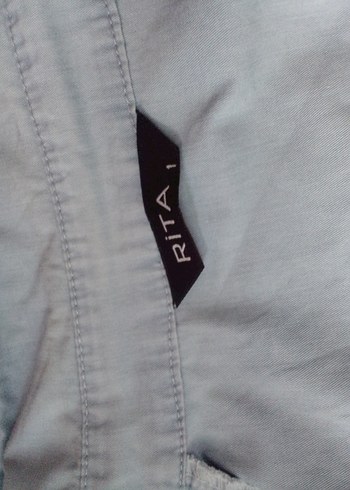 Mavi Uzun Kollu Denim Kadın Gömlek - Görsel 6