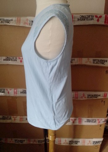 mavi Kolsuz Basic Kadın Atlet - Görsel 6