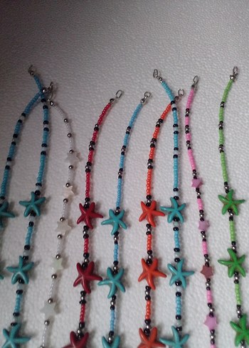 Renkli Boncuklu bayan Halhalı - Görsel 7