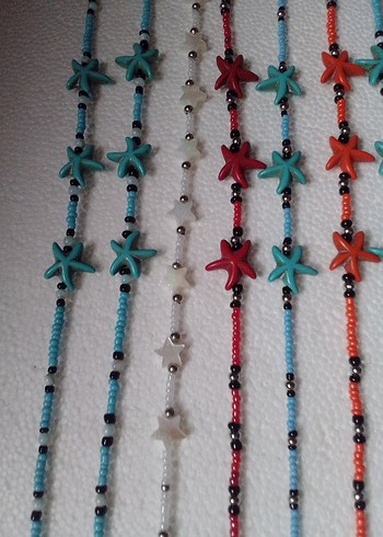 Renkli Boncuklu bayan Halhalı - Görsel 6