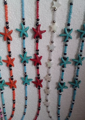 Renkli Boncuklu bayan Halhalı - Görsel 3