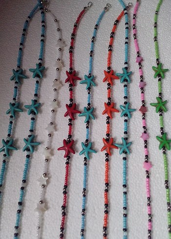 Renkli Boncuklu bayan Halhalı - Görsel 8