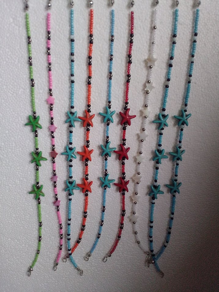 Renkli Boncuklu bayan Halhalı - Görsel 2