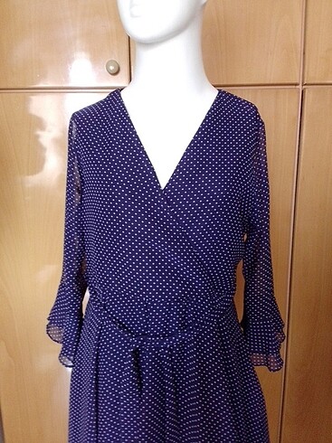 İroni şifon elbise - Görsel 2