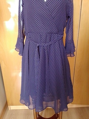 İroni şifon elbise - Görsel 3