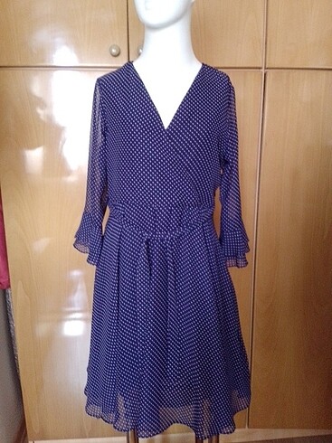 İroni şifon elbise - Görsel 4