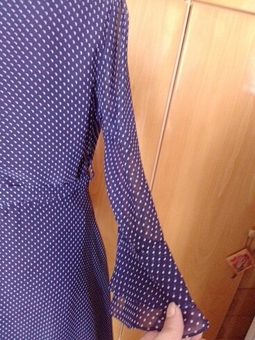 İroni şifon elbise - Görsel 8