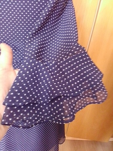 İroni şifon elbise - Görsel 9