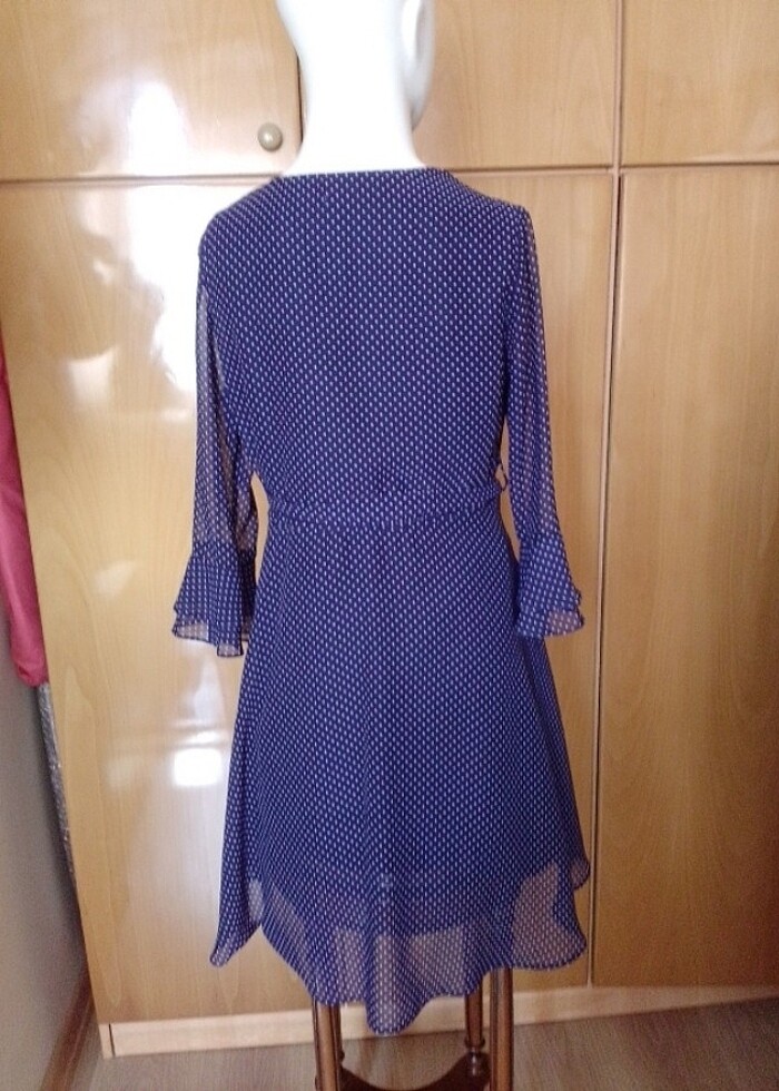 İroni şifon elbise - Görsel 5