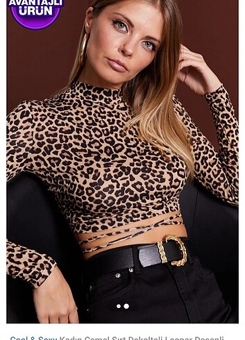 Trendyol & Milla Leopar bluz