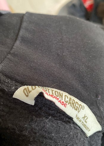 xl Beden siyah Renk Erkek Siyah Yüksek Yakalı Sweatshirt