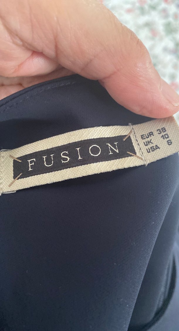 Lacivert Yarasa Kollu Elbise - Görsel 2