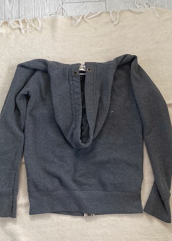 Kapüşonlu Gri Erkek Sweatshirt - Görsel 2