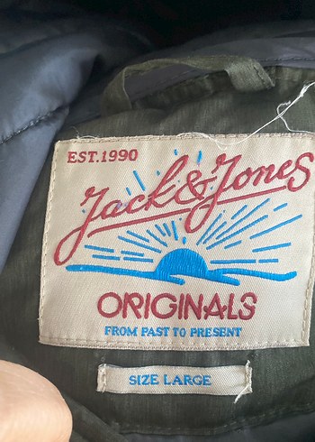 Haki Fermuarlı Kapüşonlu Erkek Mont - Görsel 3