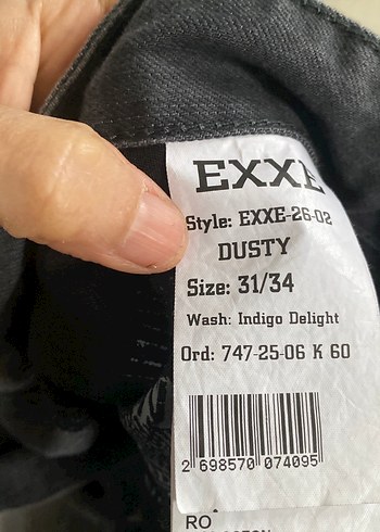 Gri Düğmeli Erkek Denim Pantolon - Görsel 2