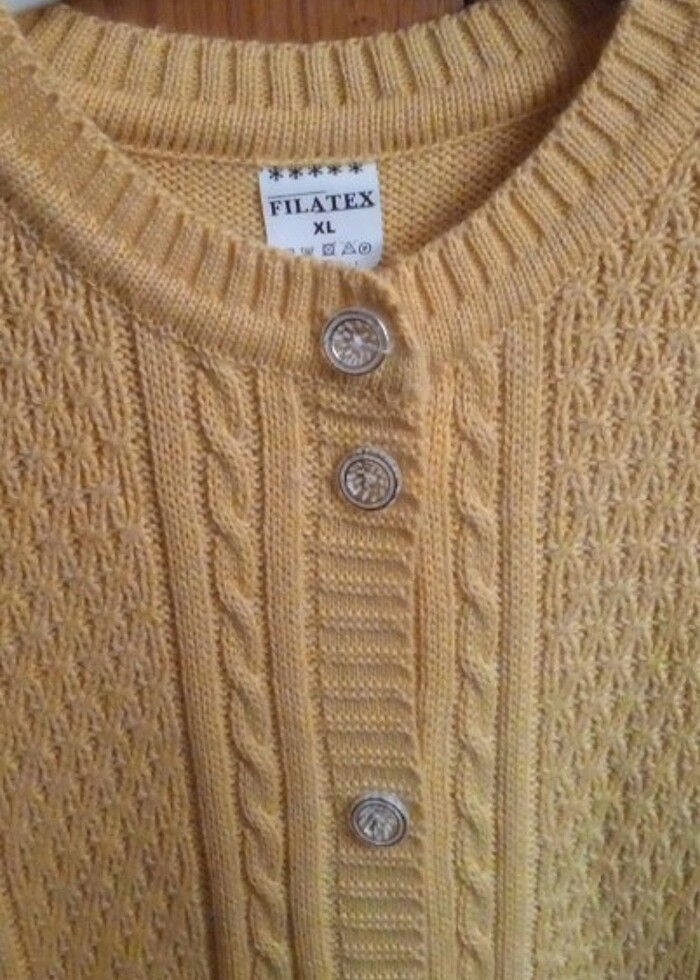 Hırka limon sarısı - Görsel 2