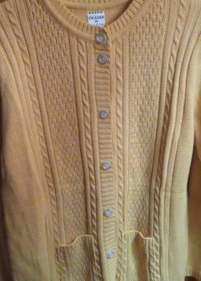 Hırka limon sarısı - Görsel 3