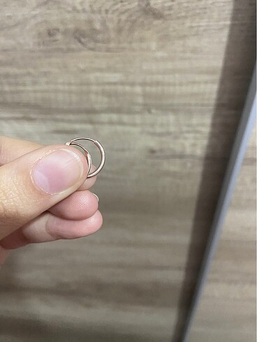  Beden Rose Gold Gümüş Küpe