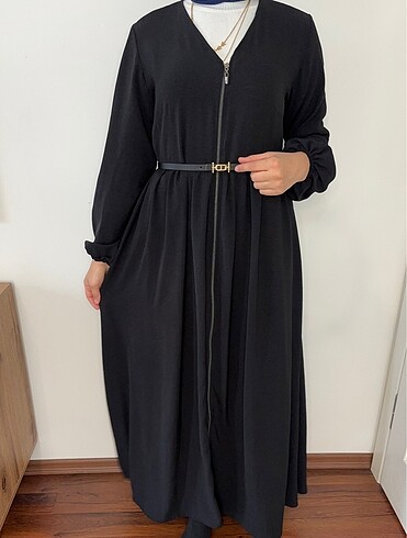 Fermuarlı ferace - Görsel 3